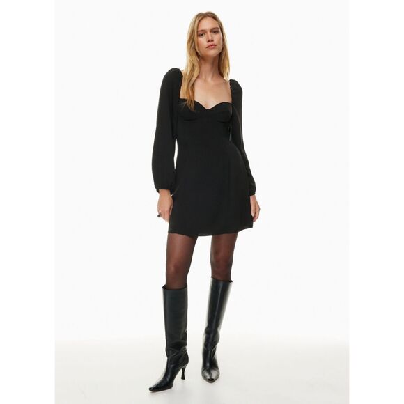 Aritzia Wilfred Novella Dress in Total Eclipse NWT - Picture 6 of 12